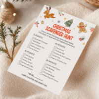 Jeu de chasse au trésor de Noël