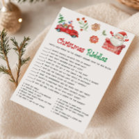 Jeu de devinettes de Noël de Santa