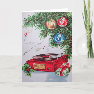 Cartes Pour Fêtes Annuelles Jeu de Noël Vintage sous l'arbre