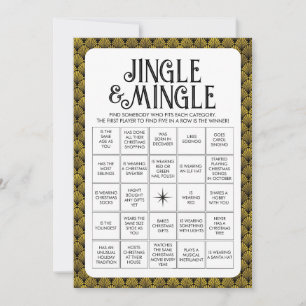 Cartes Pour Fêtes Annuelles Jeu Jingle & Mingle Art Déco