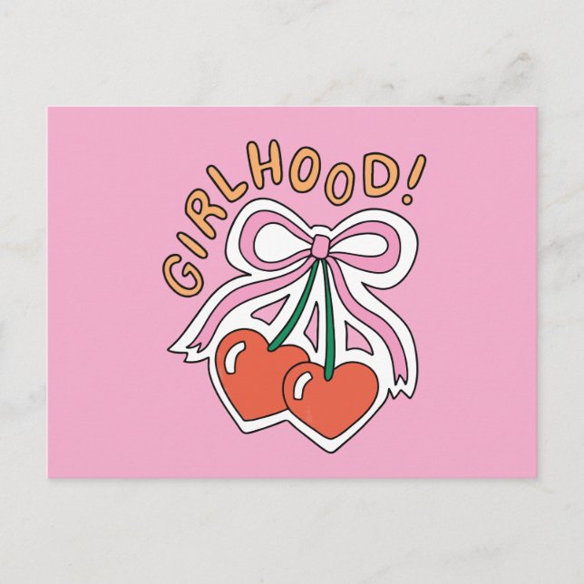 Cartes Pour Fêtes Annuelles Jeune fille (Devant)