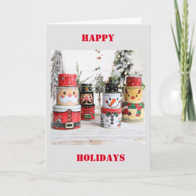 CARTES POUR FÊTES ANNUELLES JEUX JOURS DE VACANCES POUR VOUS ! (Devant)