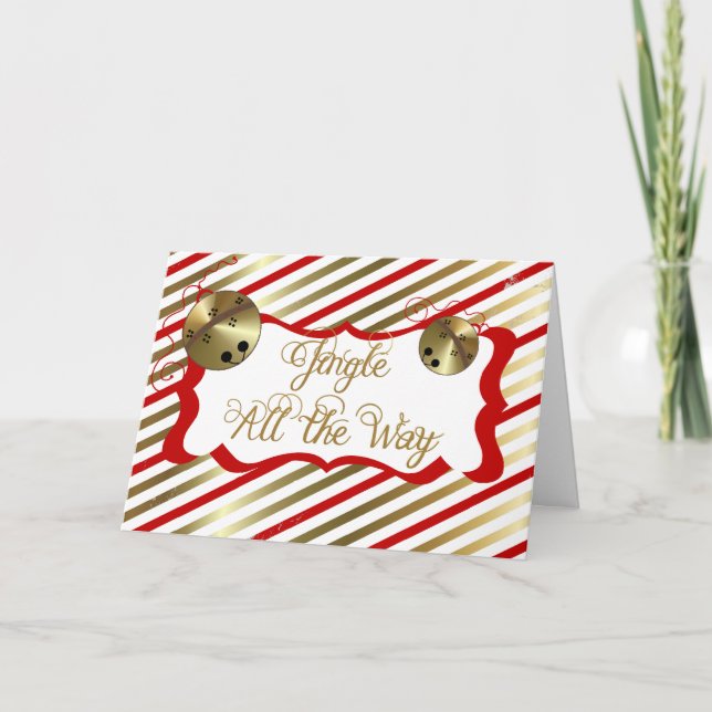 Cartes Pour Fêtes Annuelles Jingle All Way Christmas Greeting Card (Devant)