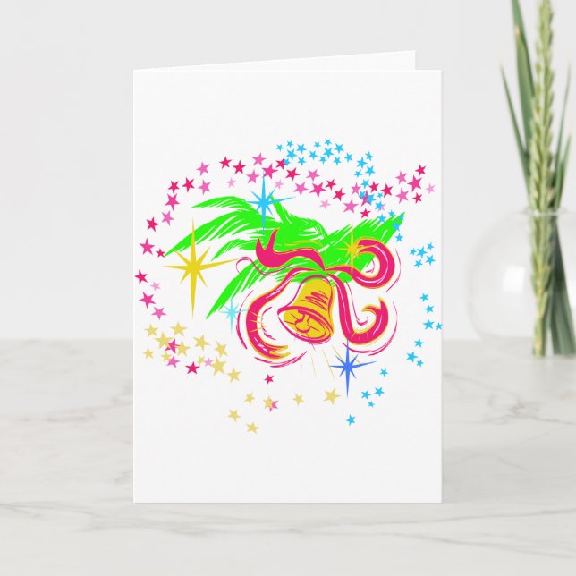 Cartes Pour Fêtes Annuelles Jingle Bells (Devant)