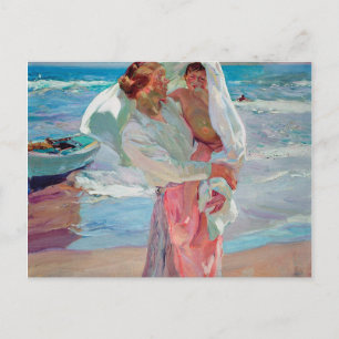 Cartes Pour Fêtes Annuelles Joaquin Sorolla Y Bastida - Après la baignade