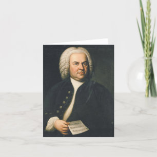 Cartes Pour Fêtes Annuelles Johann Sebastian Bach - Compositeur
