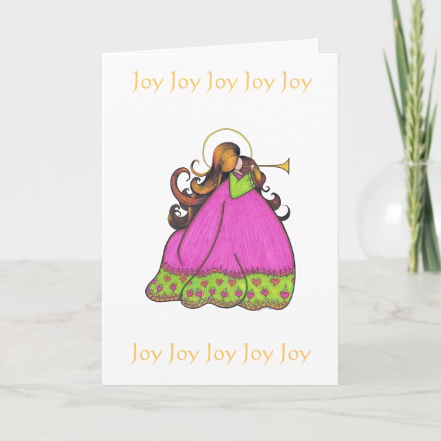 Cartes Pour Fêtes Annuelles Joie (Devant)