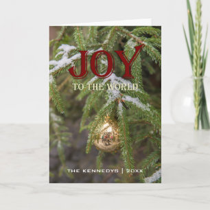 Cartes Pour Fêtes Annuelles Joie - arbre en verre d'arbre d'ornement de Noël