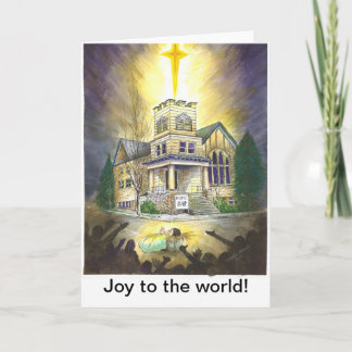 Cartes Pour Fêtes Annuelles Joie au monde !