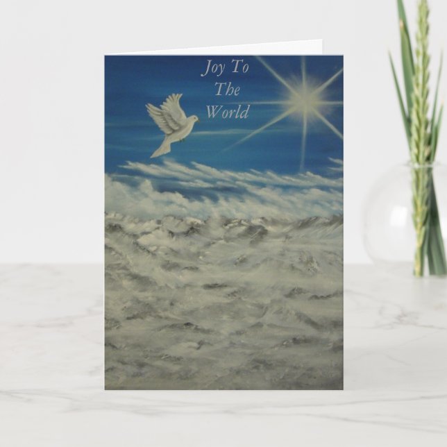 Cartes Pour Fêtes Annuelles Joie au monde (Devant)