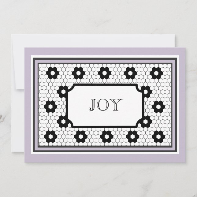 Cartes Pour Fêtes Annuelles Joie catholique de Noël (Devant)