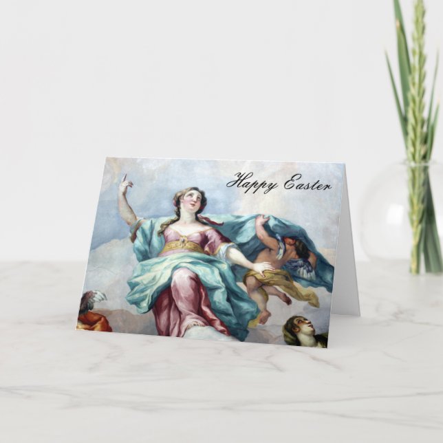 Cartes Pour Fêtes Annuelles joie de fresque de Pâques (Devant)