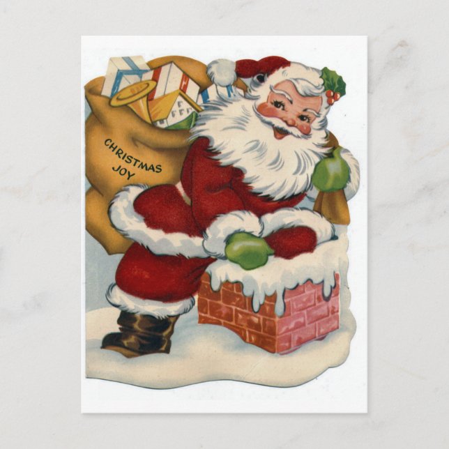 Cartes Pour Fêtes Annuelles Joie de Noël (Devant)