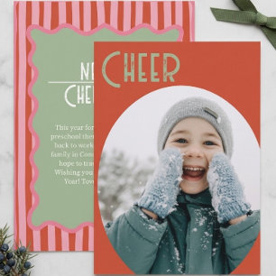 Cartes Pour Fêtes Annuelles Joie de Noël Colorée