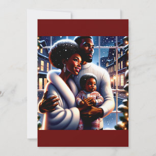 Cartes Pour Fêtes Annuelles Joie de vacances : Un shopping de Noël pour une je