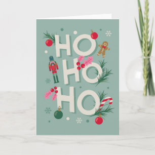 Cartes Pour Fêtes Annuelles Joie des Fêtes de Ho Ho Ho