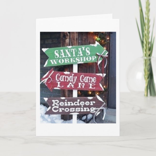 CARTES POUR FÊTES ANNUELLES JOIE ET CHALEUR EN VACANCES ET NOUVEL AN (Devant)