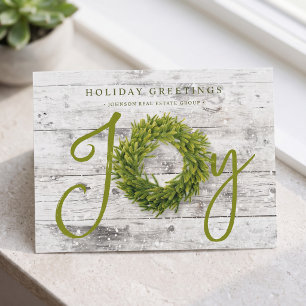 Cartes Pour Fêtes Annuelles Joie et Pin Vœux de fêtes