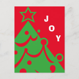 Cartes Pour Fêtes Annuelles Joie Graphique Arbre de Noël