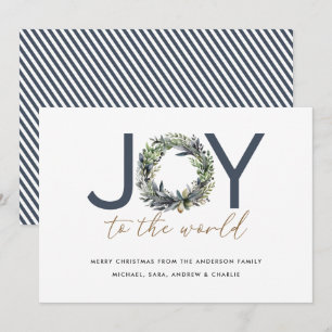 Cartes Pour Fêtes Annuelles Joie Moderne Pour Noël Dans Le Monde