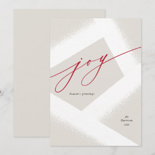 Cartes Pour Fêtes Annuelles Joie Moderne Simple Abstrait Non Photographique