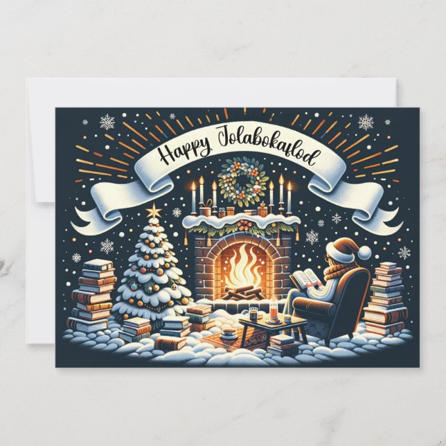 Cartes Pour Fêtes Annuelles Jolabokaflod (Devant)