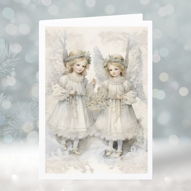 Cartes Pour Fêtes Annuelles Joli ange de Noël (Créateur téléchargé)