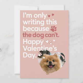Cartes Pour Fêtes Annuelles Joli animal de compagnie et cœurs drôle rétro Sain