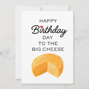 CARTES POUR FÊTES ANNUELLES JOLI ANNIVERSAIRE AU GRAND FROMAGE