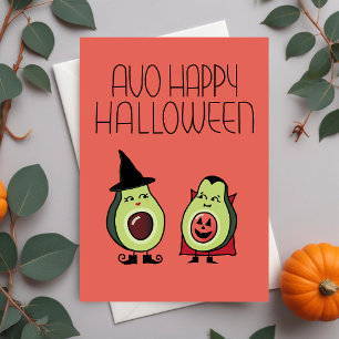 Cartes Pour Fêtes Annuelles Joli Avocat Halloween Non-photo