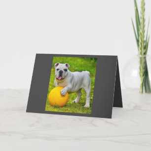 Cartes Pour Fêtes Annuelles Joli cadeau de Bulldog Basketball Bulldog Lover an