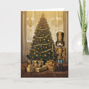 Cartes Pour Fêtes Annuelles Joli Casse-Noisette Classique en Bois Noël Personn