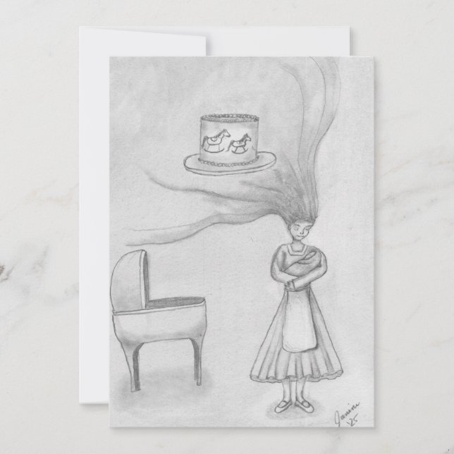 Cartes Pour Fêtes Annuelles Joli cheval (Devant)