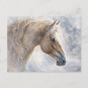 Cartes Pour Fêtes Annuelles Joli Cheval Wavey Mane Noël