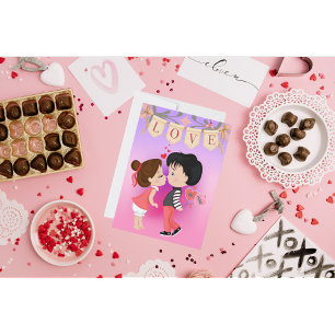 Cartes Pour Fêtes Annuelles Joli Couple à Moi pour la Saint-Valentin