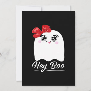 Cartes Pour Fêtes Annuelles Joli design Hey Boo Halloween
