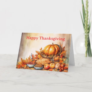Cartes Pour Fêtes Annuelles Joli fond pour Thanksgiving