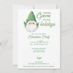 Cartes Pour Fêtes Annuelles Joli gnome du Père Noël pour les Fêtes