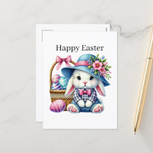 Cartes Pour Fêtes Annuelles Joli lapin de Pâques