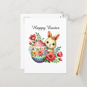 Cartes Pour Fêtes Annuelles Joli lapin de Pâques