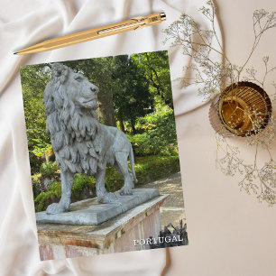Cartes Pour Fêtes Annuelles Joli Lion, Sintra Portugal Photographie, Voyage
