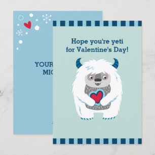 Cartes Pour Fêtes Annuelles Joli Monstre Valentine pour enfants