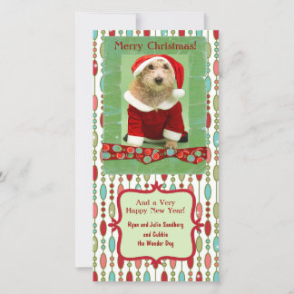 Cartes Pour Fêtes Annuelles Joli Noël Beaded Whimsy Custom