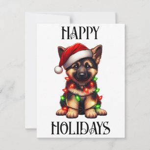 Cartes Pour Fêtes Annuelles Joli Noël Berger Allemand