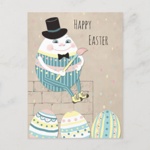 Cartes Pour Fêtes Annuelles Joli oeufs de Pâques & Humpty Dumpty