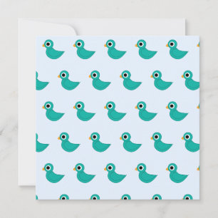 Cartes Pour Fêtes Annuelles Joli oiseau bleu