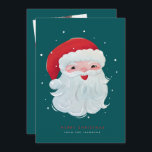 Cartes Pour Fêtes Annuelles Joli, peint Vintage Santa Claus design photo<br><div class="desc">Père Noël Peint</div>