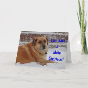 Cartes Pour Fêtes Annuelles Joli rêve de Noël blanc Ange de neige