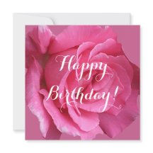 Joli rose rose floral personnalisable nom Angela