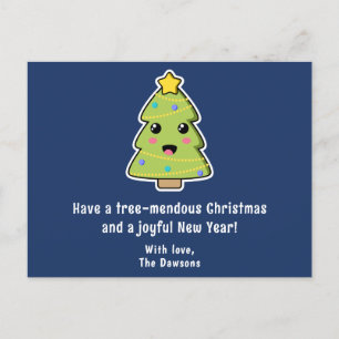 Cartes Pour Fêtes Annuelles Joli sapin de Noël Funny Arbre de la Marine